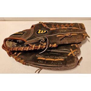 Wilson Power Snap A9725 Baseball Glove 12" Left Hand Genuine Leather Cowhide